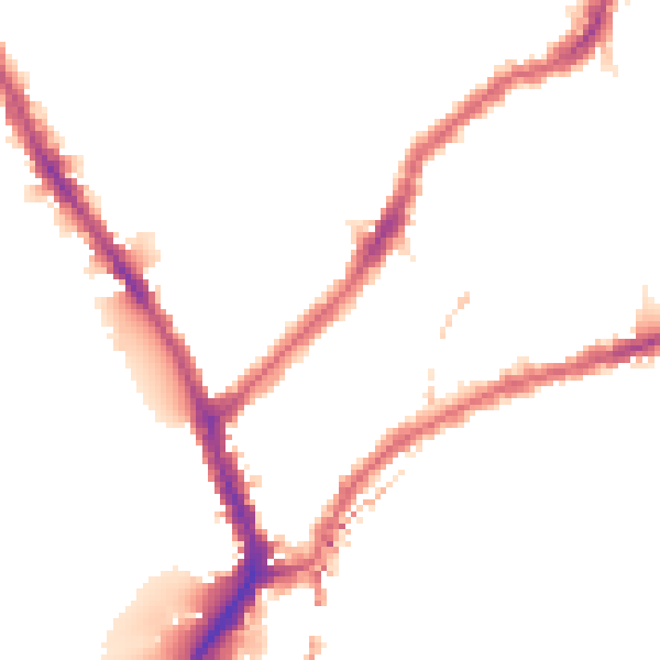 Night-time road noise heatmap for SW6 4LW
