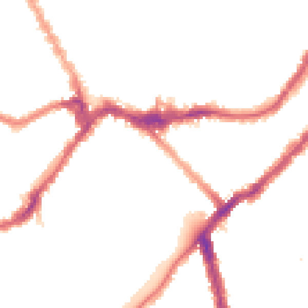 Night-time road noise heatmap for SW6 4PD