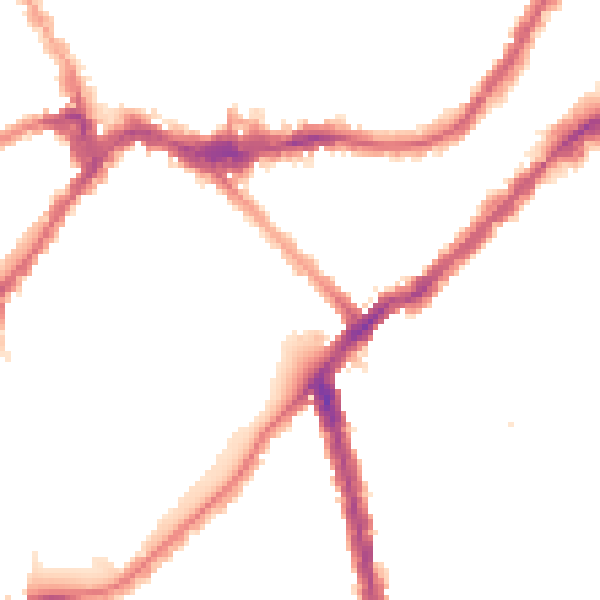 Night-time road noise heatmap for SW6 4QA