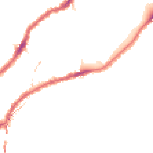 Night-time road noise heatmap for SW6 4RB