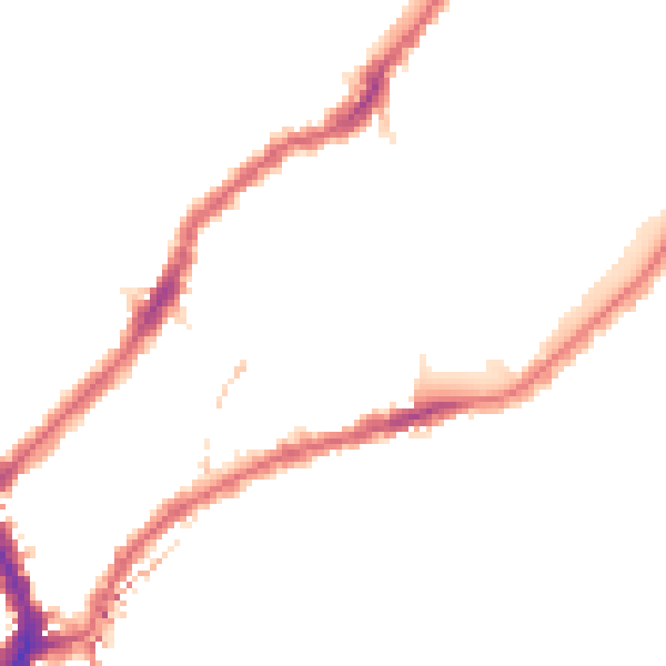 Night-time road noise heatmap for SW6 4TJ
