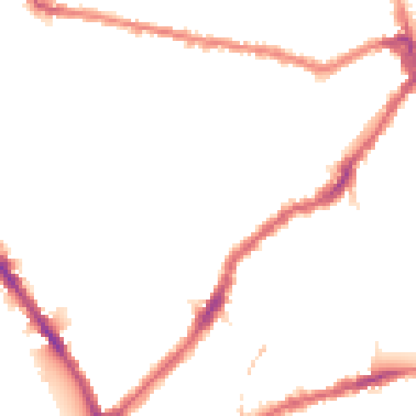 Night-time road noise heatmap for SW6 5AB