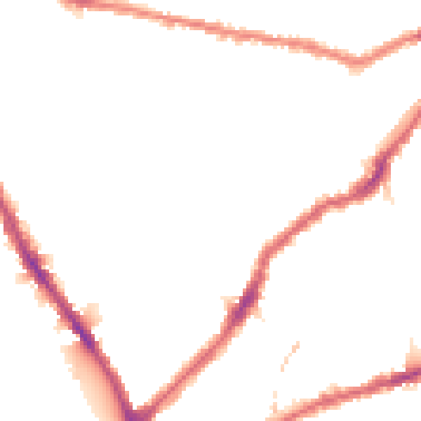 Night-time road noise heatmap for SW6 5AG