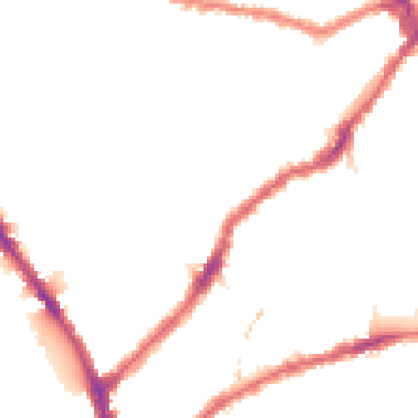 Night-time road noise heatmap for SW6 5AX
