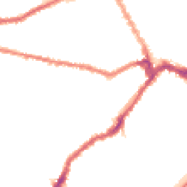 Night-time road noise heatmap for SW6 5BN