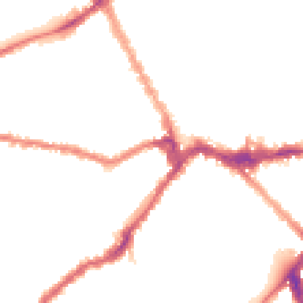Night-time road noise heatmap for SW6 5DA