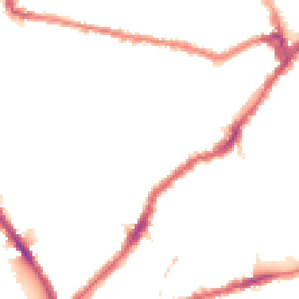 Night-time road noise heatmap for SW6 5DL