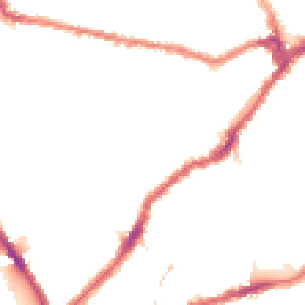 Night-time road noise heatmap for SW6 5DN