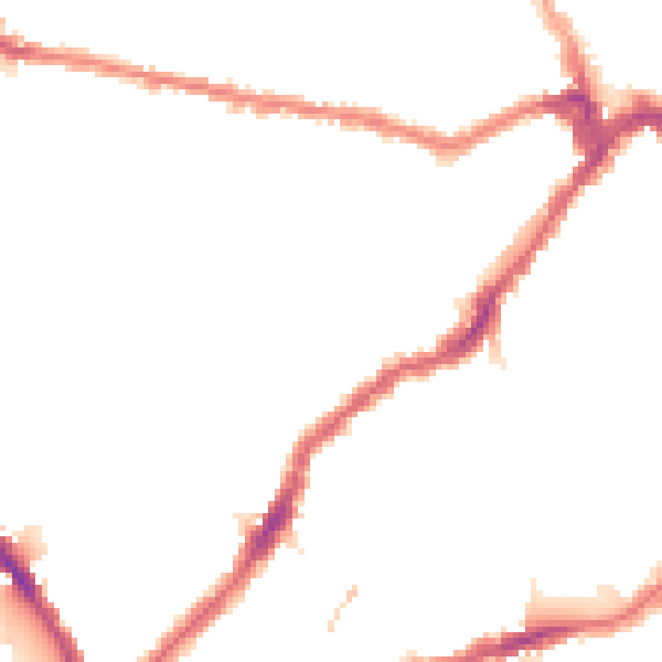 Night-time road noise heatmap for SW6 5DW
