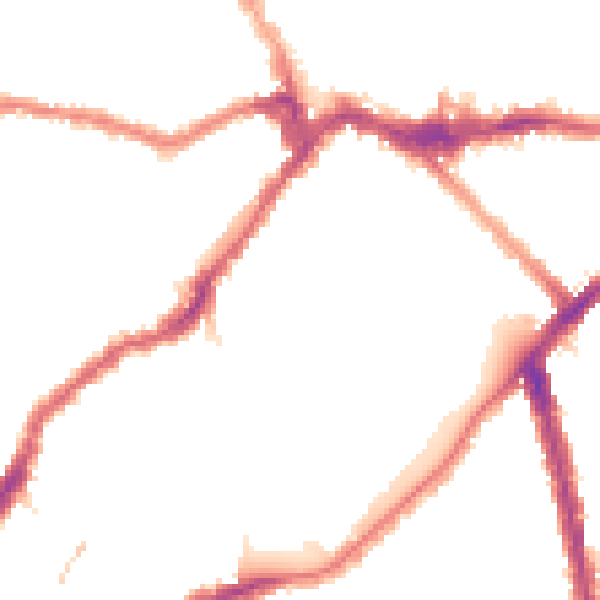 Night-time road noise heatmap for SW6 5PQ