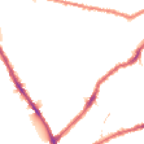 Night-time road noise heatmap for SW6 5RA