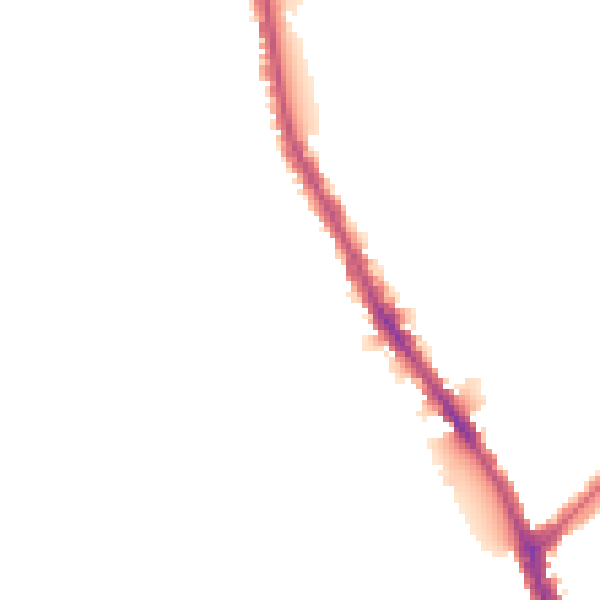 Night-time road noise heatmap for SW6 6HE
