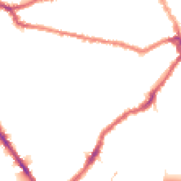 Night-time road noise heatmap for SW6 7AU