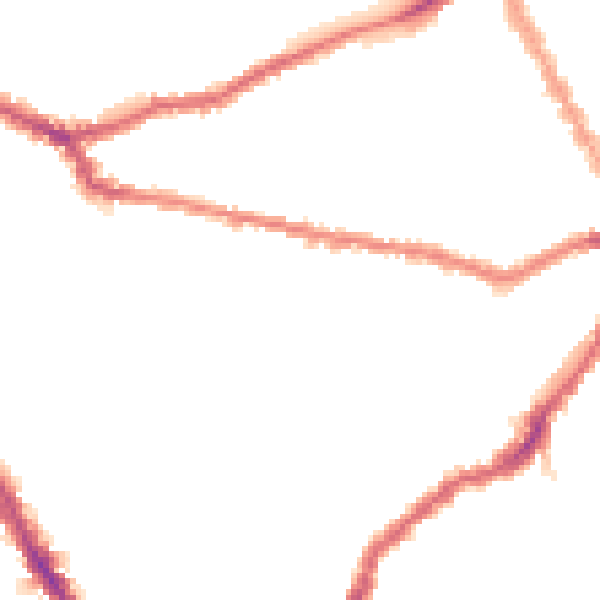 Night-time road noise heatmap for SW6 7BW