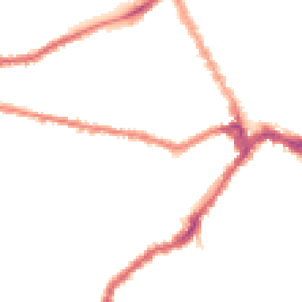 Night-time road noise heatmap for SW6 7DY