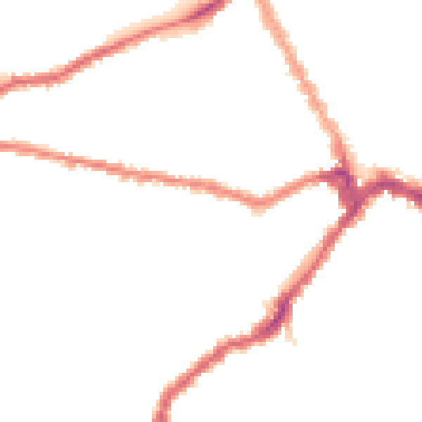 Night-time road noise heatmap for SW6 7DZ