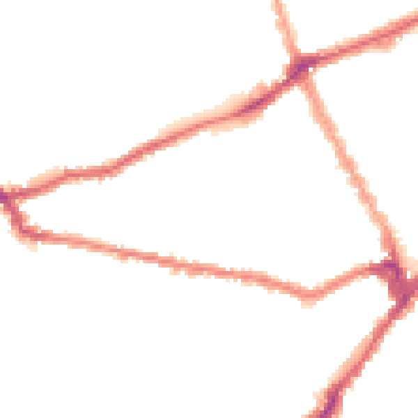 Night-time road noise heatmap for SW6 7HQ