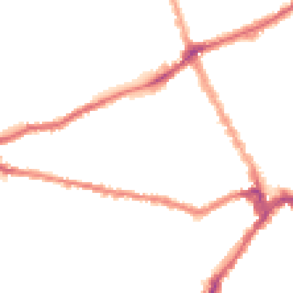 Night-time road noise heatmap for SW6 7TW
