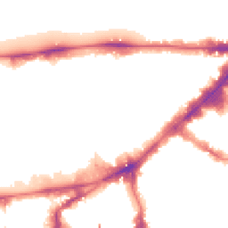 Night-time road noise heatmap for SW7 1AD