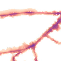 Night-time road noise heatmap for SW7 1AE