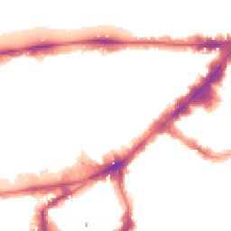 Night-time road noise heatmap for SW7 1AF