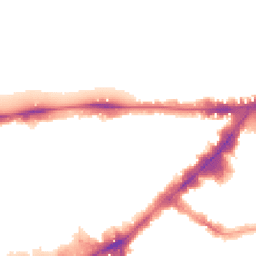 Night-time road noise heatmap for SW7 1BB