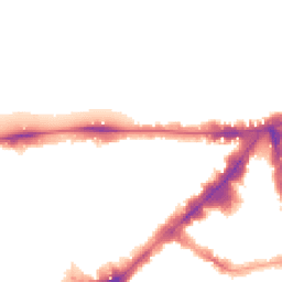 Night-time road noise heatmap for SW7 1BL