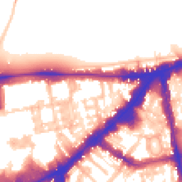 Daytime road noise heatmap for SW7 1BS
