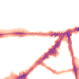 Night-time road noise heatmap for SW7 1DG