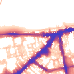 Daytime road noise heatmap for SW7 1DJ