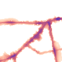 Night-time road noise heatmap for SW7 1DY