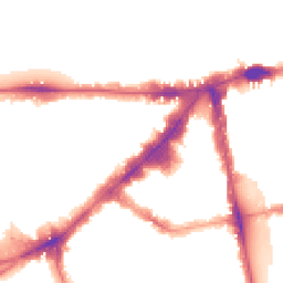 Night-time road noise heatmap for SW7 1DZ