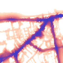 Daytime road noise heatmap for SW7 1EA