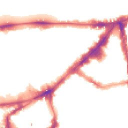 Night-time road noise heatmap for SW7 1EG