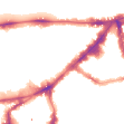 Night-time road noise heatmap for SW7 1EL