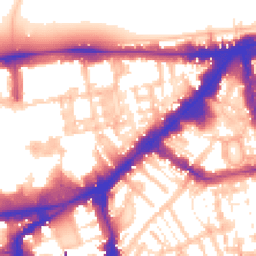 Daytime road noise heatmap for SW7 1EQ