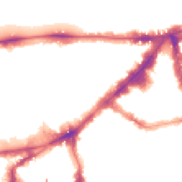 Night-time road noise heatmap for SW7 1EQ