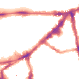 Night-time road noise heatmap for SW7 1EW