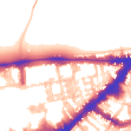 Daytime road noise heatmap for SW7 1QJ