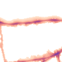 Night-time road noise heatmap for SW7 2BL