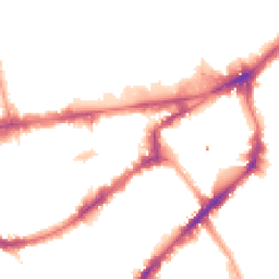Night-time road noise heatmap for SW7 2JS