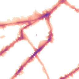 Night-time road noise heatmap for SW7 2NH
