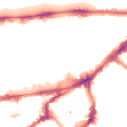 Night-time road noise heatmap for SW7 2PS