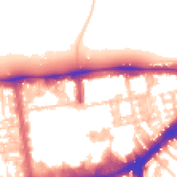 Daytime road noise heatmap for SW7 2QH