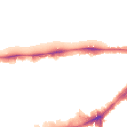 Night-time road noise heatmap for SW7 2QH