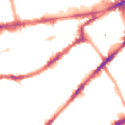 Night-time road noise heatmap for SW7 3AE