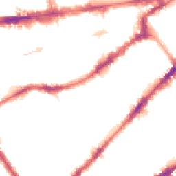 Night-time road noise heatmap for SW7 3DA