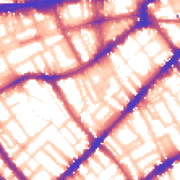 Daytime road noise heatmap for SW7 3DD