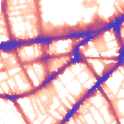 Daytime road noise heatmap for SW7 3HG