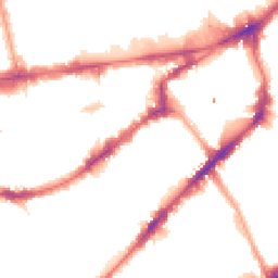 Night-time road noise heatmap for SW7 3JW